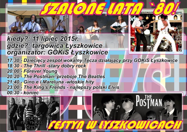 Szalone lata 80-te - festyn w Łyszkowicach