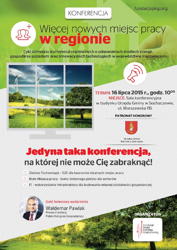 Więcej nowych miejsc pracy w regionie konferencja