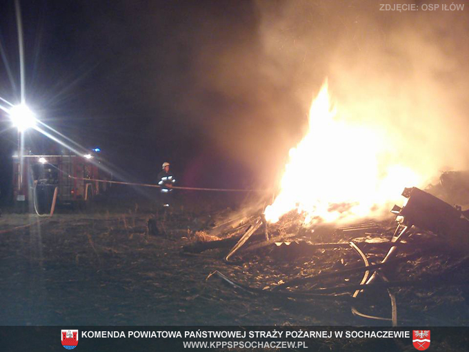 Pożar w Ładach