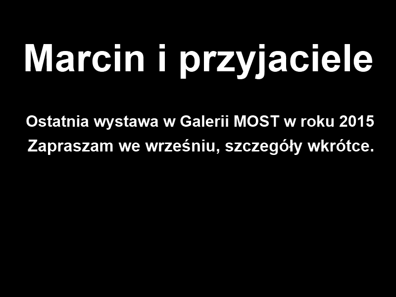 Marcin i przyjaciele w Galerii MOST