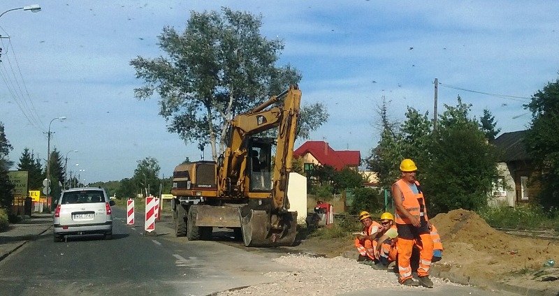 Licealna z Piłsudskiego i Wyszogrodzka z Chodakowską – remont rozpoczęty