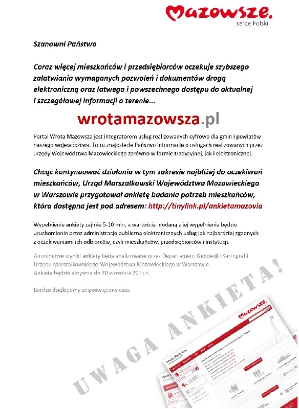 Ankieta e-Usługi dla Ciebie