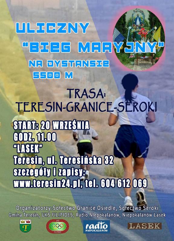 Zapraszamy na Bieg Maryjny