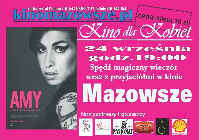 KINO DLA KOBIET - 22.09.2015