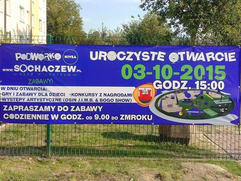 Podwórko Nivea w Sochaczewie – otwarcie 3 października 2015