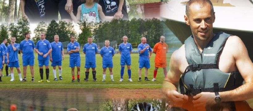 Artur Biszczan z Sochaczewa w meczu kontra Radio Zet