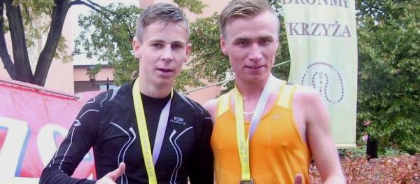 Radek i Michał na podium