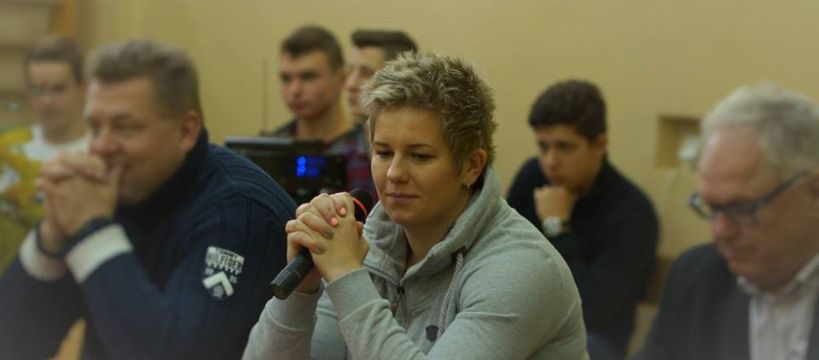 Anita Włodarczyk w Iwaszkiewiczu - 26.10.2015