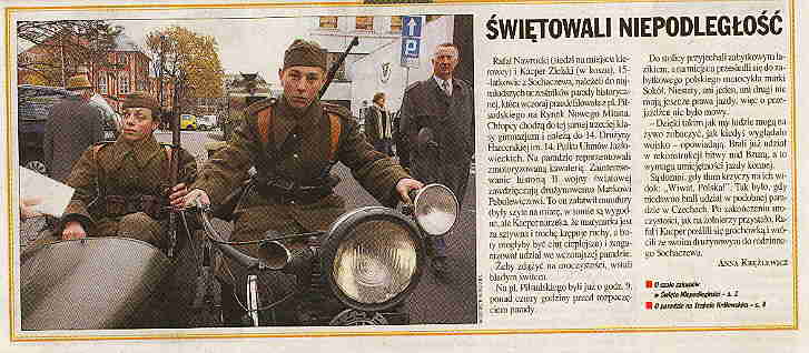 Jazłowiacy defilowali w Warszawie