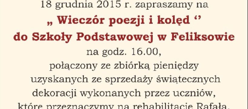 Włącz się w pomoc Rafałowi
