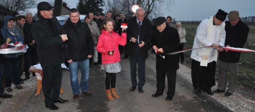 Uroczyste otwarcie drogi w Brzozowie Nowym