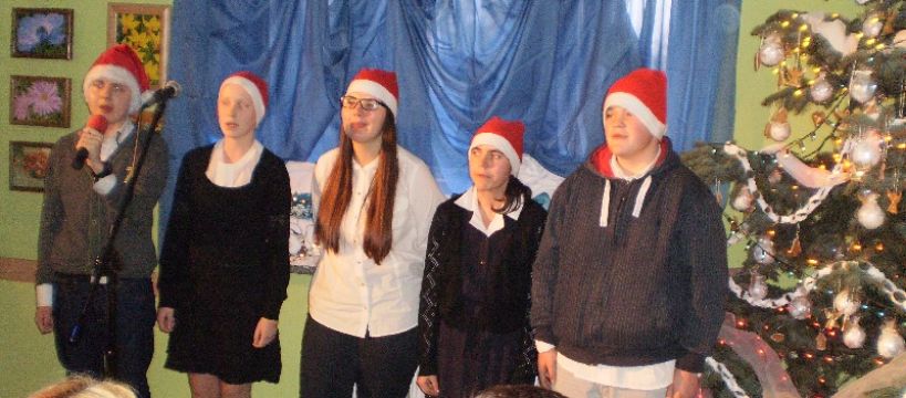 Wspólne kolędowanie w ŚDS