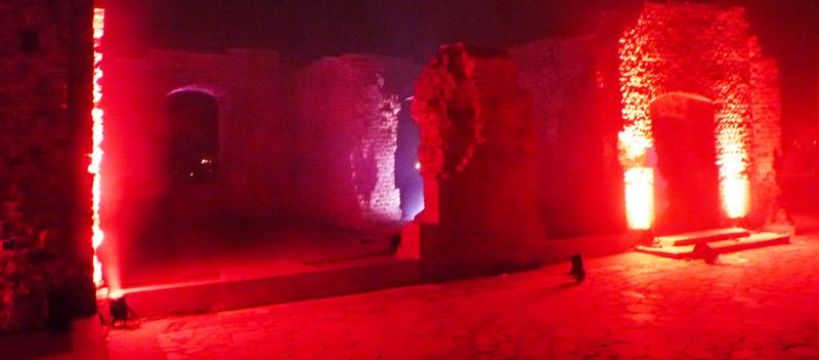 Ciemno i głucho, czyli iluminacja na Zamku
