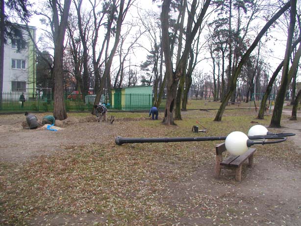 Lampę przesunięto