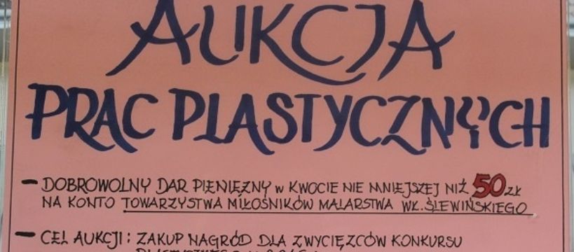 Aukcja prac plastycznych trwa…