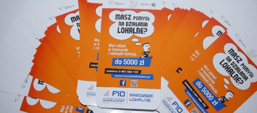 Zapraszamy na spotkanie informacyjne FIO – Mazowsze Lokalnie