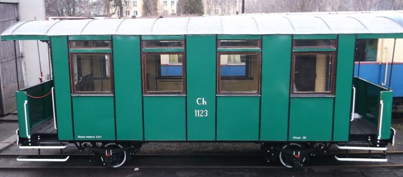 Muzealne konserwacje 2016 – wagon osobowy Ch 1123