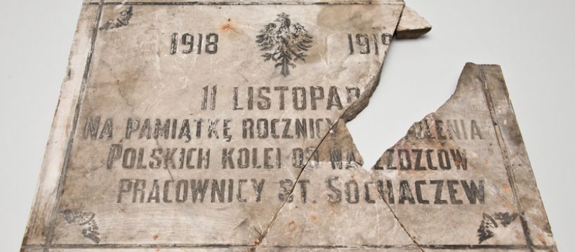 Tablica pamiątkowa ze stacji kolejowej odnaleziona!