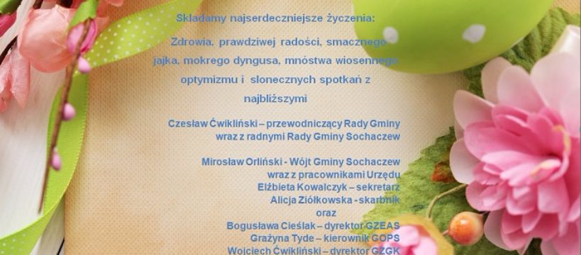 Najlepsze życzenia z okazji Świąt Wielkanocnych
