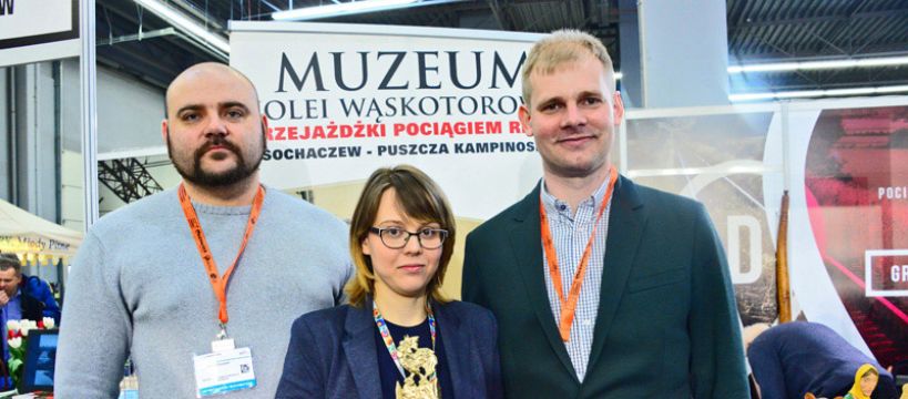 Muzeum Kolei Wąskotorowej na Targach Agrotravel w Kielcach