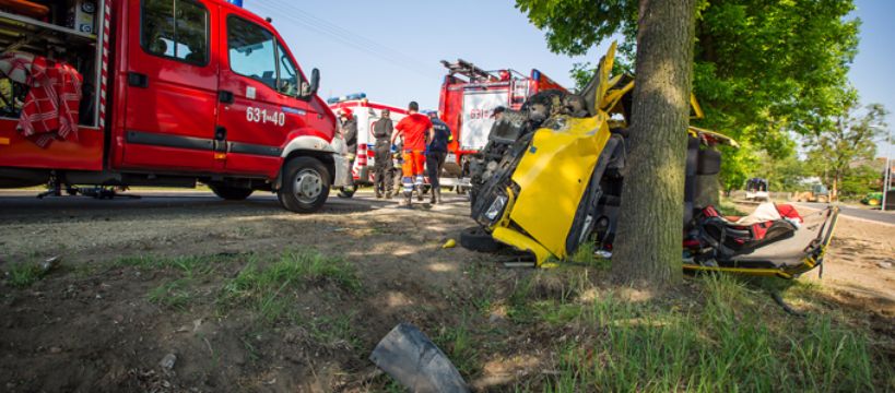 Wypadek w Żukowie gmina Sochaczew