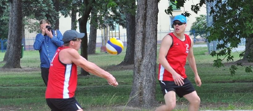Pierwszy turniej plażówki