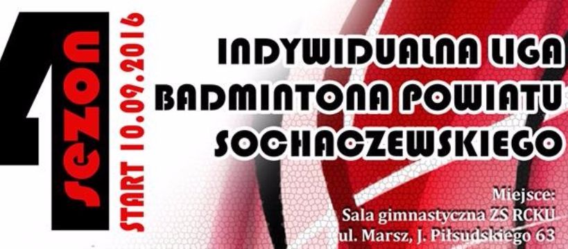 Jesienią czwarty sezon ligi badmintona 