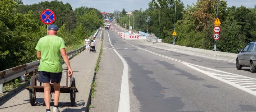 Zmiana organizacji ruchu na moście