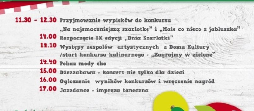 EKO Dzień Szarlotki w Żabiej Woli
