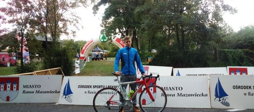Michał Pawłowski z brązowym medalem Mistrzostw Polski w Duathlonie