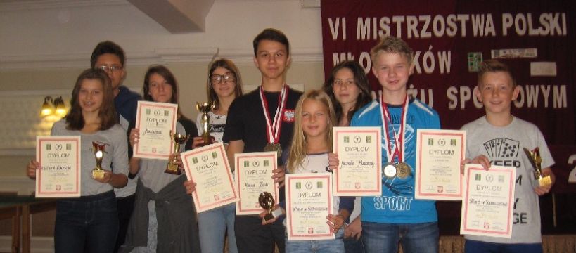 Dwa złote medale "Piasta" na Mistrzostwach Polski Młodzików w brydżu sportowym