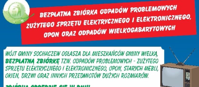 Odbiór odpadów wielkogabarytowych Listopad-Grudzień 2016