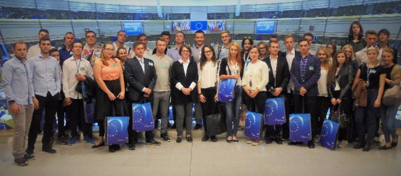 Geodeci z Ogrodnika w Parlamencie Unii Europejskiej