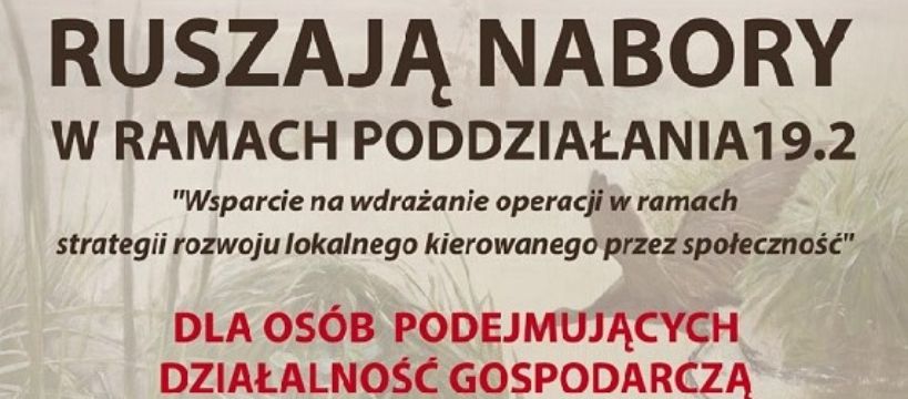 Nabory dla osob podejmujących bądź rozwijających działalność gospodarczą