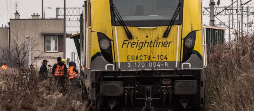 Wykolejenie pociągu w Sochaczewie