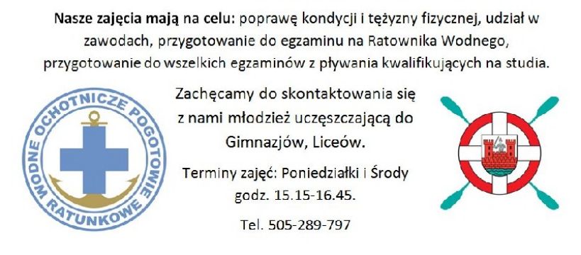 Nabór uzupełniający do grupy sportowej WOPR