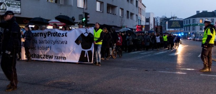 Międzynarodowy Strajk Kobiet 2017 w Sochaczewie video