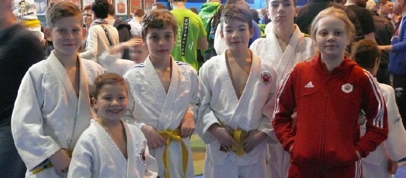 Występ zawodników " Siódemki " na turnieju judo w Grodzisku Mazowieckim