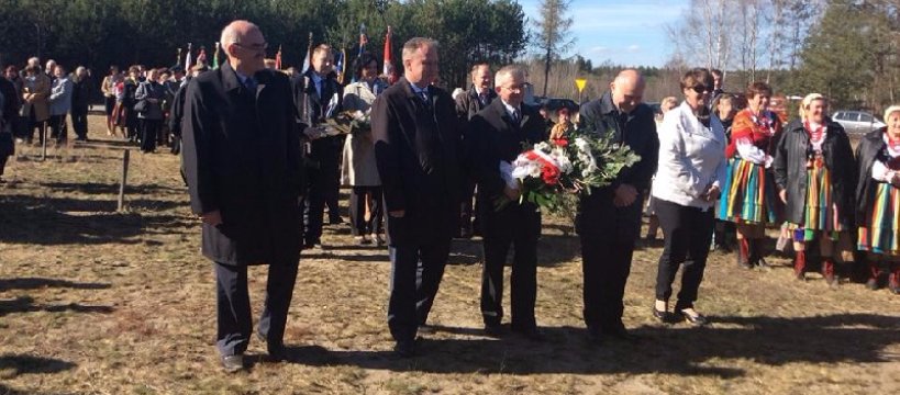 Uroczystości upamiętniające ofiary tragedii smoleńskiej w Grzybowie