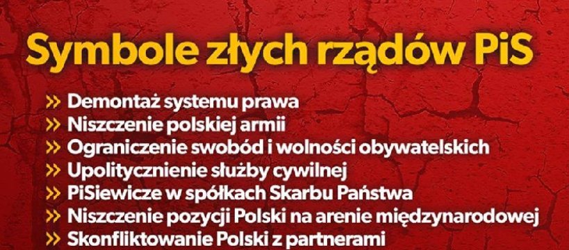 Symbole złych rządów PiS