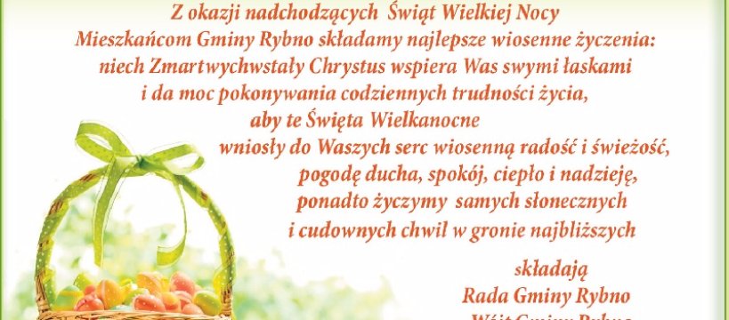Wesołych Świąt Wielkanocnych