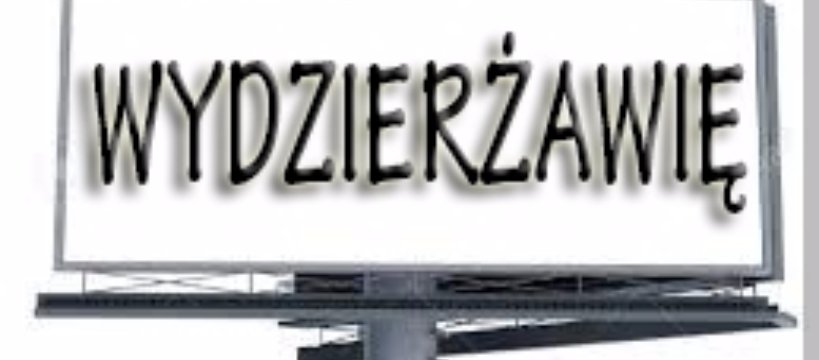 Wykaz nieruchomości położonych na terenie Gminy Rybno przeznaczonych do oddania w dzierżawę