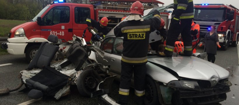 Wypadek na obwodnicy Sochaczewa