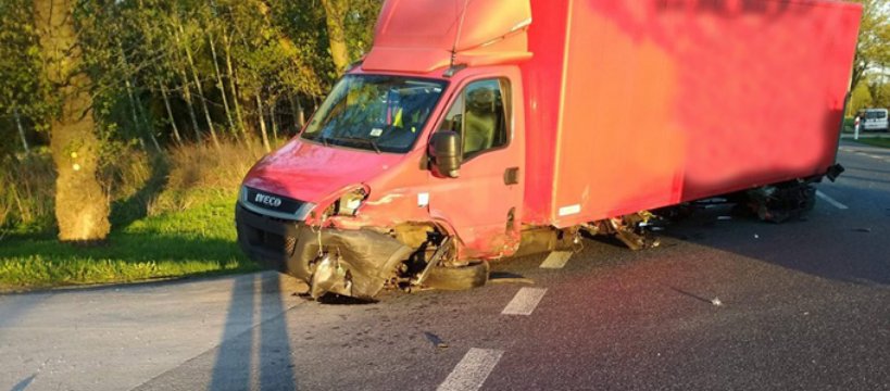 Zderzenie aut w Topołowej, gmina Teresin