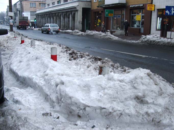 Z łomem na śnieg