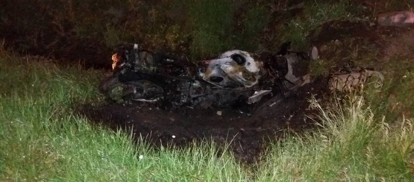 Wypadek motocyklisty w Karłowie, gmina Iłów