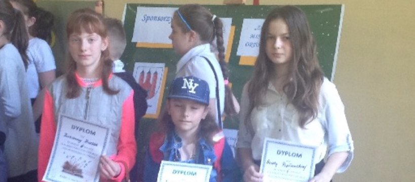 Sukcesy uczennic w XI Międzyszkolnym Konkursie "Zostań Mistrzem Ortografii"