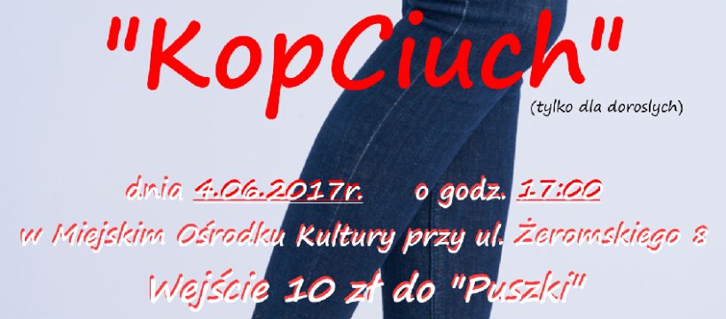 KopCiuch spektakl dla Alicji po raz kolejny na deskach SCK przy Żeromskiego 8
