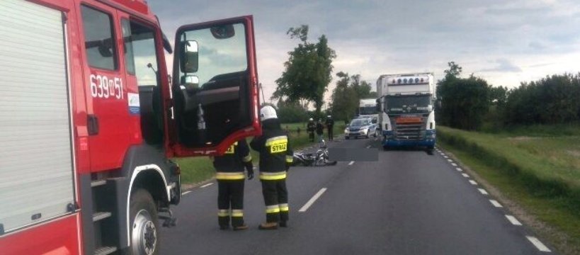 Śmiertelny wypadek na obwodnicy: motocyklista zginął na miejscu