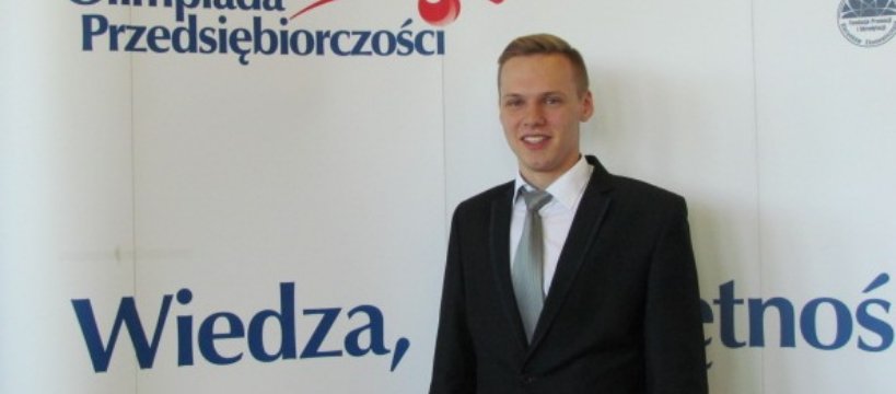 Marcin Rachubka – uczeń Chopina – laureatem Olimpiady Przedsiębiorczości